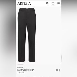 ARITZIA agency pants